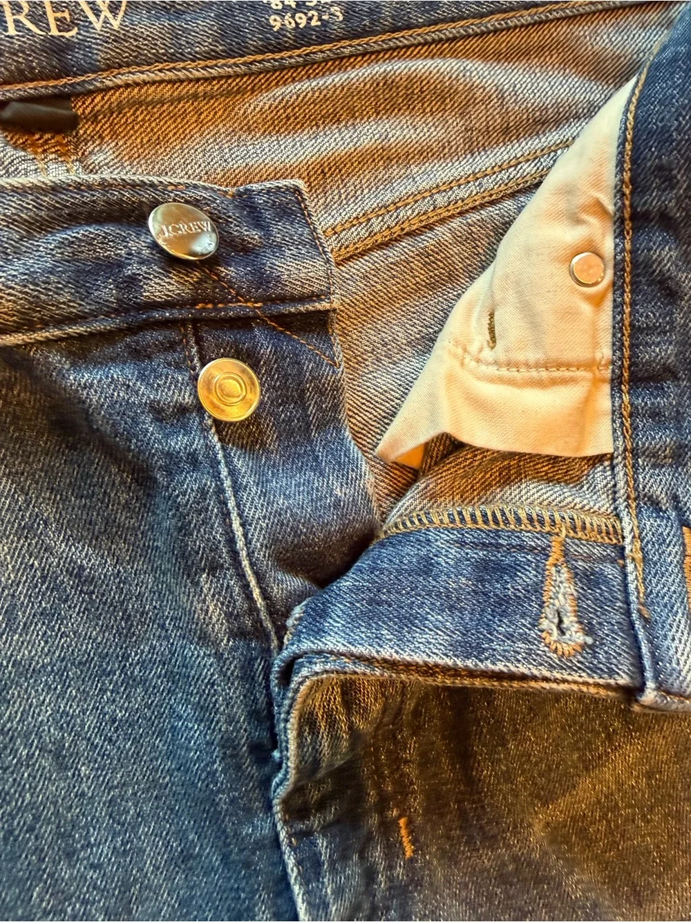 J.Crew ’84 Slouchy Jeans Size 31 Blue Mid Rise Straight Leg 100% Cotton